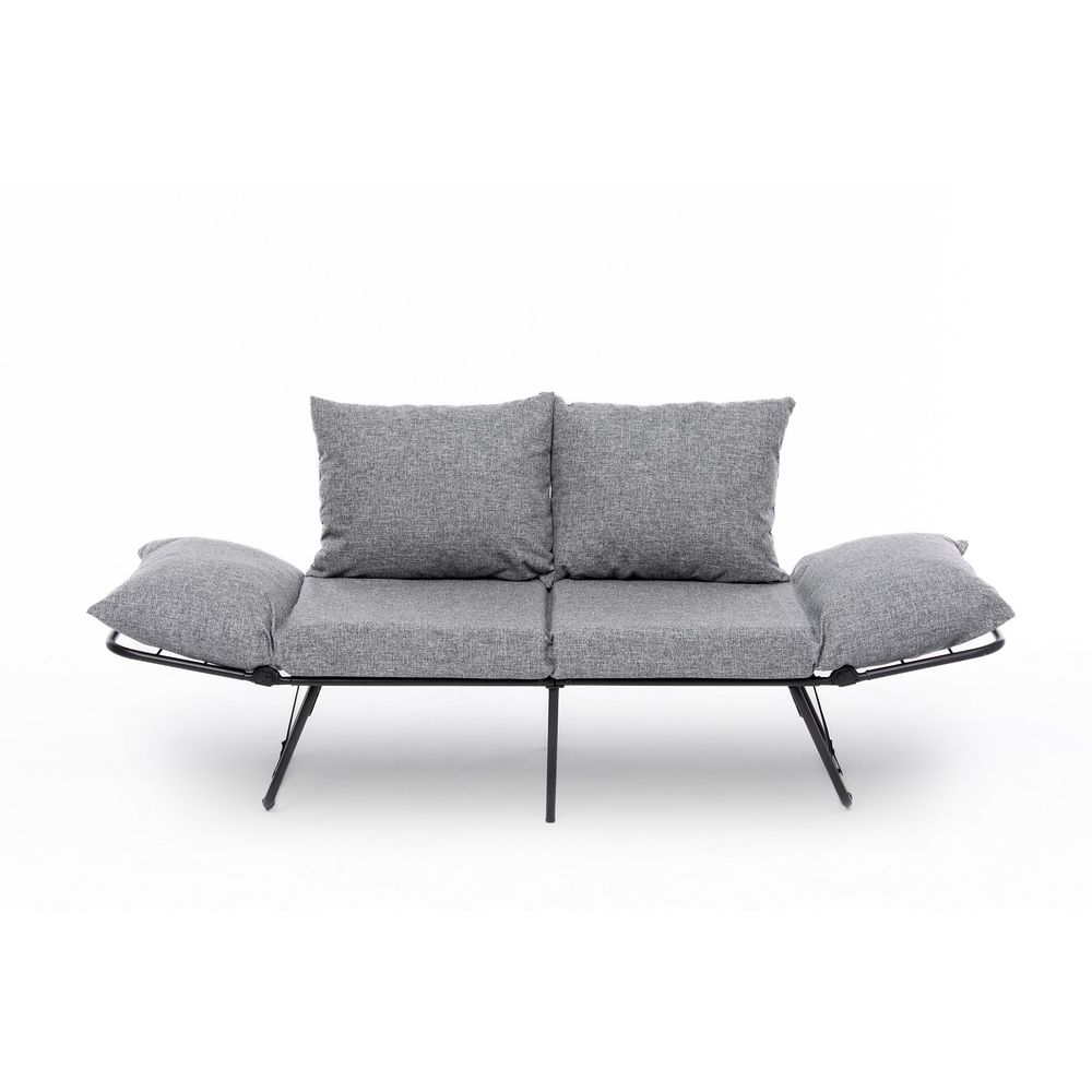 Viper Dvosjed - Svijetlo Siva Dvosjedna Sofa na Razvlačenje slika 11