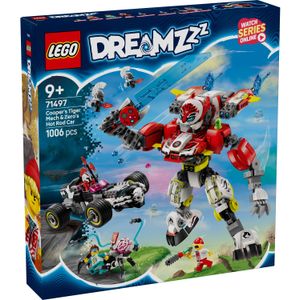 LEGO 71497 Cooperov robotski tigar i Zeroov sportski auto
