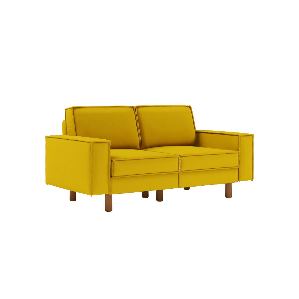 Dvosjed Sofa Sparrow 2 - boje: suncokret orah slika 1