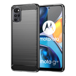 Techsuit Carbon Silicone maska za Motorola Moto G22