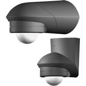 Grothe 94535 nadžbukna PIR senzor pokreta 360 ° relej crna IP55