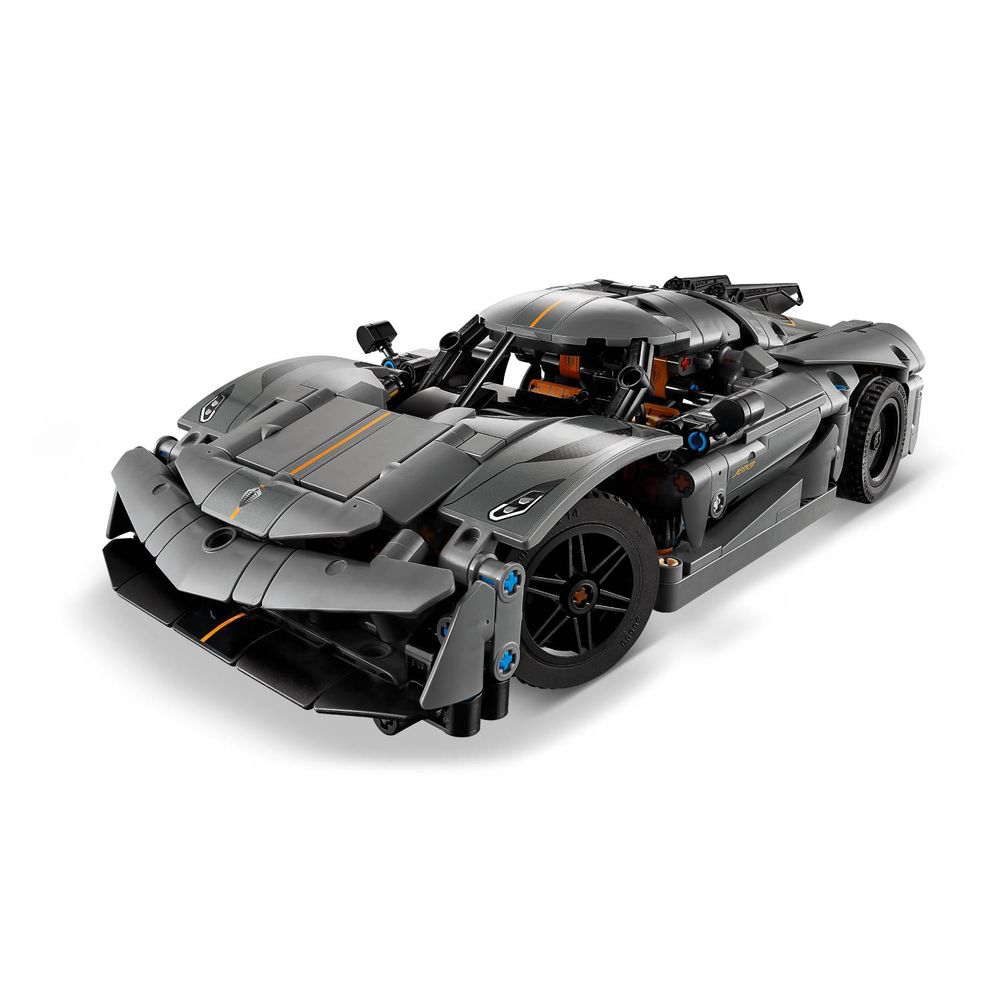 LEGO 42173 Koenigsegg Jesko Gray Hypercar slika 8