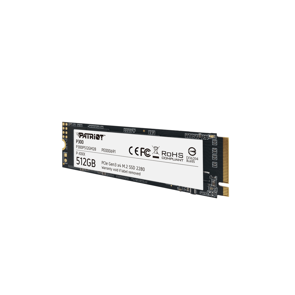 Patriot SSD 512GB M.2;P300 M.2 PCIe Gen 3 x4;up to R/W : 1700/1100MB/s slika 1