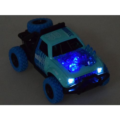 Metalni autić Predator 4x4 plavi slika 3