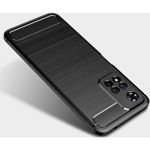 TECH-PROTECT TPUCARBON MASKA ZA XIAOMI REDMI NOTE 11 PRO+ PLUS 5G CRNA slika 2