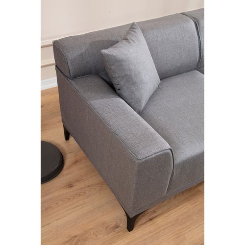 Atelier Del Sofa Kutna garnitura, Svijetlo siva, Petra L Corner - Light Grey slika 5