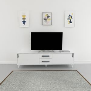 Woody Fashion TV set, Tex - White