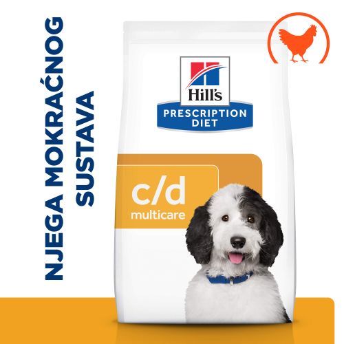 Hill's Prescription Diet c/d Multicare Urinary Care Hrana za Pse s Piletinom, 1,5 kg slika 1