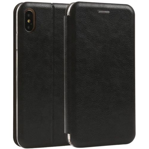 MCLF11-IPHONE XS Max * Futrola Leather FLIP Black (149) slika 1