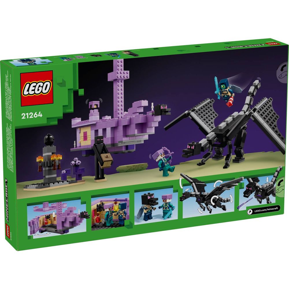 LEGO 21264 Ender Zmaj i End Brod slika 13