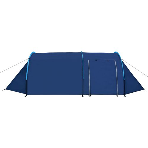 Šator za kampiranje za 4 osobe tamna plava/svjetla plava slika 45