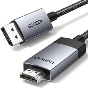 UGREEN DisplayPort na HDMI kabel 4K@60Hz HDR Active DP 1.2 na HDMI 2.0, 1M