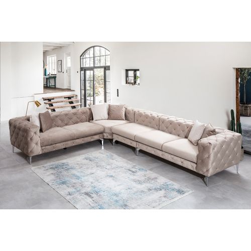 Atelier Del Sofa Kutna garnitura COMO CORNER, lijeva, bež, Como Corner Left - Beige slika 1