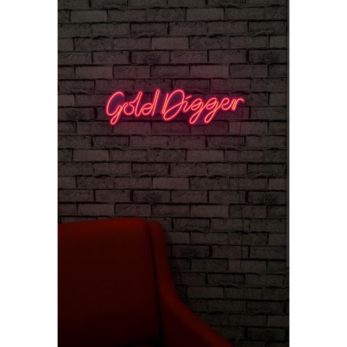 Wallity Ukrasna plastična LED rasvjeta, Gold Digger - Pink slika 10