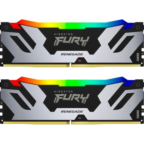 KINGSTON DIMM DDR5 64GB (2x32GB kit) 6000MT/s KF560C32RSAK2-64 FURY Renegade Silver RGB slika 4