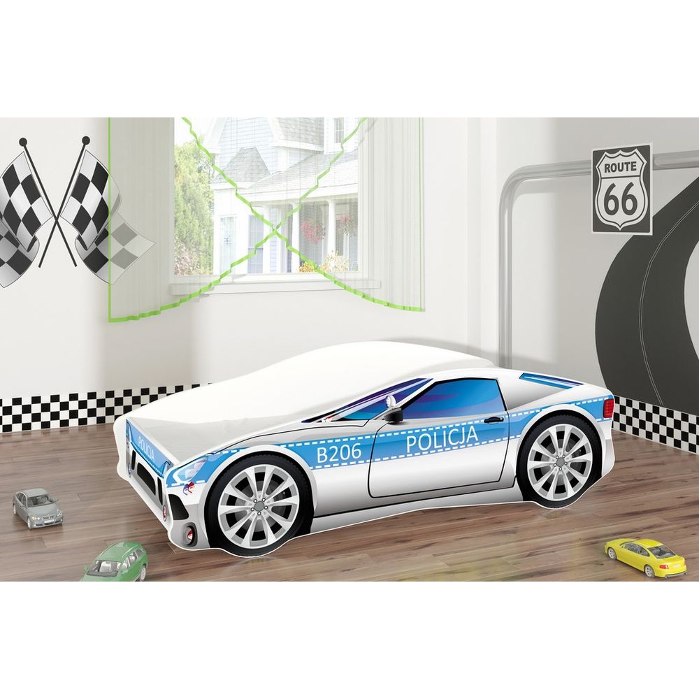 ACMA Dječiji krevet Car - 180x80cm - Dezen 09 slika 1