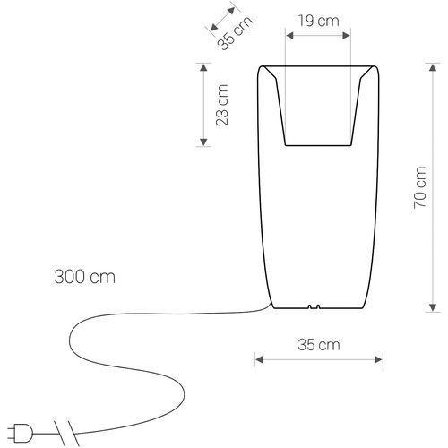 Dizajnerska svjetleća vaza — by CLOUD FORMS slika 6