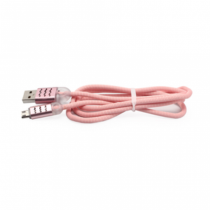 Data kabl Lux micro USB pink 1m