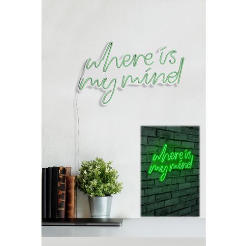 Wallity Ukrasna plastična LED rasvjeta, Where Is My Mind - Green slika 2