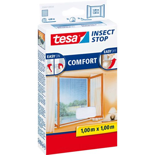 tesa  COMFORT  55667-00020-00    mreža protiv insekata    (Š x V) 1000 mm x 1000 mm  bijela  1 St. slika 2