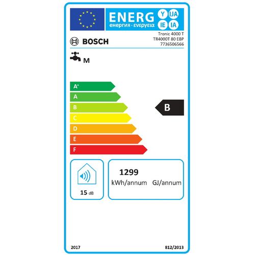 Bosch TR4000T80EBP Akumulacioni bojler zapremine 80 L, Smart slika 5