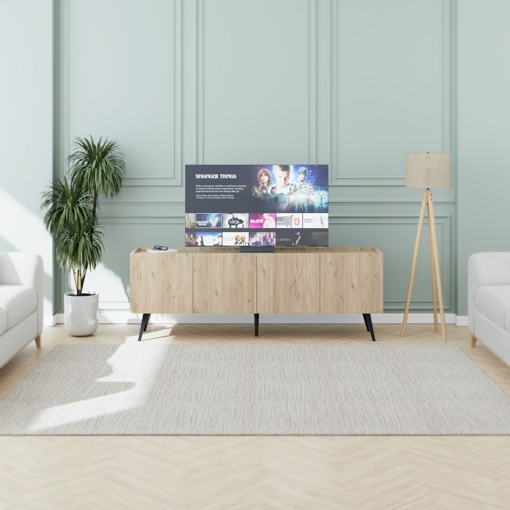 TV Stalak Tvc-740-Ff-1, boje hrasta slika 1