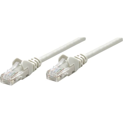 Intellinet 336734 RJ45 mrežni kabel, Patch kabel cat 6 U/UTP 10.00 m siva  1 St. slika 3