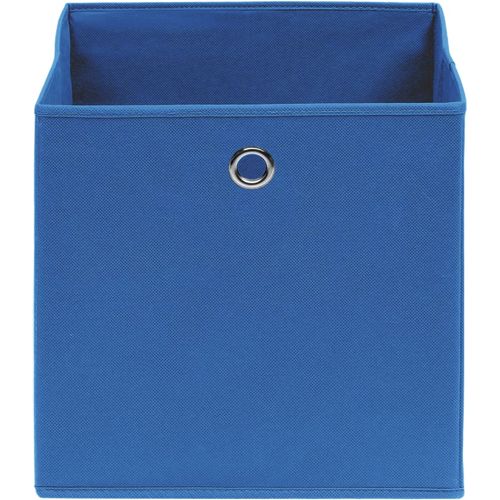 Kutije za pohranu od netkane tkanine 4 kom 28x28x28 cm plave slika 17