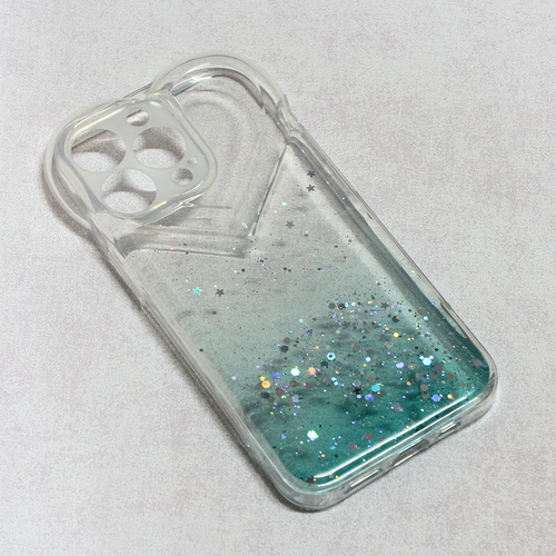 Maska Heart Glitter za iPhone 13 Pro 6.1 mint slika 1