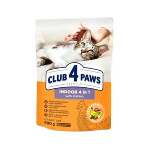 Club 4 Paws hrana za mačke Indoor 4in1  sa piletinom 900g