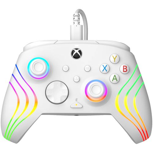 PDP XBOX WIRED CONTROLLER AFTERGLOW WAVE WHITE slika 1