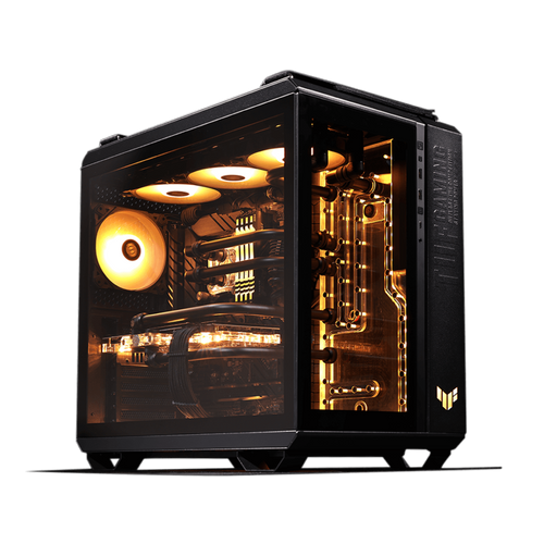 Asus TUF GAMING GT502 Kućište PLUS TG ARGB Mid Tower/ATX/Micro ATX/Mini ITX/bez napajanja/crna slika 1