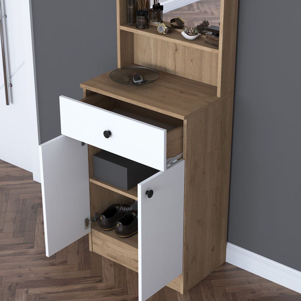Bijeli Hodnik Ormar P6 - 3294 Walnut slika 4