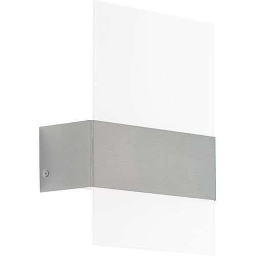 Eglo Nadela vanjska zidna/2, led, 2x2,5w, inox/bijela  slika 1