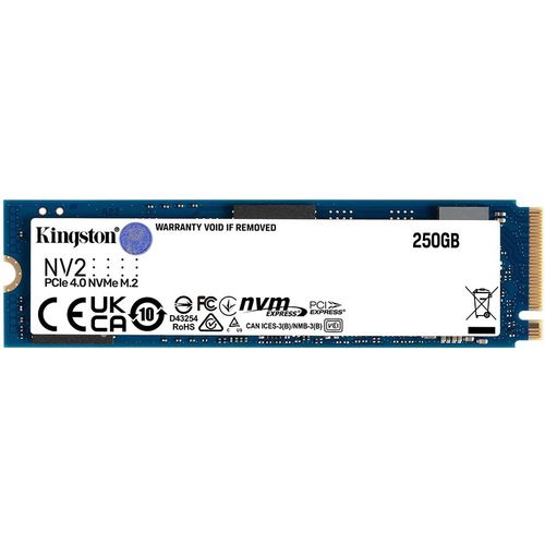 Kingston 250GB NV2 M.2 2280 PCIe 4.0 NVMe SSD, up to 3000/1300MB/s, 80TBW, EAN: 740617329889 slika 1