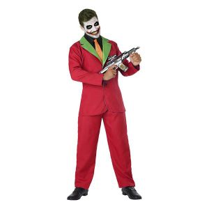 Svečana odjeća za odrasle Crvena Klaun Joker XL