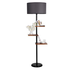 Moda Lambader Siyah Silindir Koyu Gri Abjurlu Black
Grey Floor Lamp