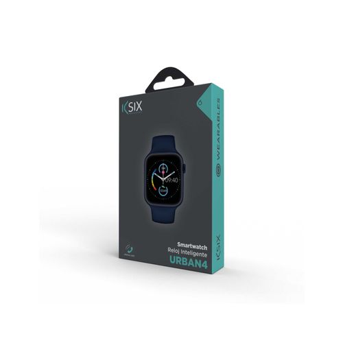 KSIX, smartwatch Urban 4, 2.15” IPS zakrivljeni zaslon, 5 dana aut., IP68, plavi slika 2