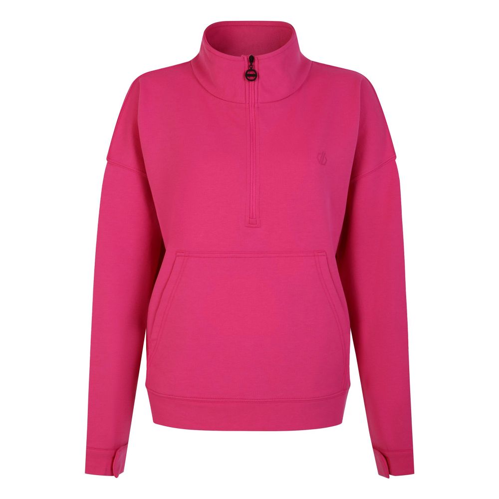 Dare2B Ženski duks Recoup II Half Zip, Sweatshirt Pure Pink slika 1