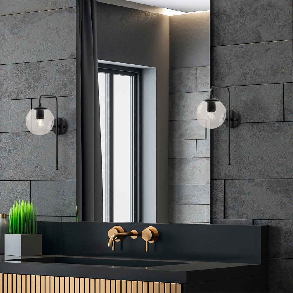 Viran - Crna Zidna Lampa 10910 slika 2