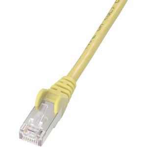 Digitus DK-1531-100/Y RJ45 mrežni kabel, Patch kabel cat 5e SF/UTP 10.00 m žuta  1 St.