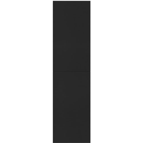 Ormarić za knjige / sobna pregrada crni 155x24x160 cm drveni slika 5