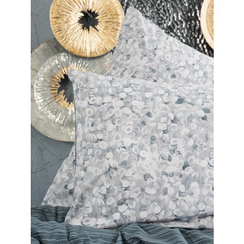 L'essential Maison Molly - Anthracite Anthracite
White
Grey Ranforce Double Quilt Cover Set slika 2
