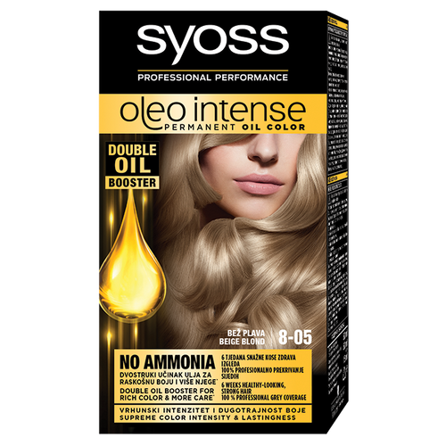 SYOSS OLEO INTENSE boja za kosu 8-05 Beige Blond  slika 1