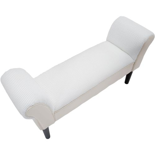 Mauro Ferretti Klupica velvet crema cm 102x31x51 slika 6