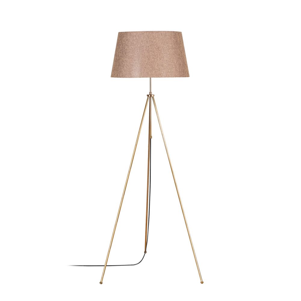 Tripod - Vintage Svjetiljka u Svijetlosmeđoj Boji slika 4