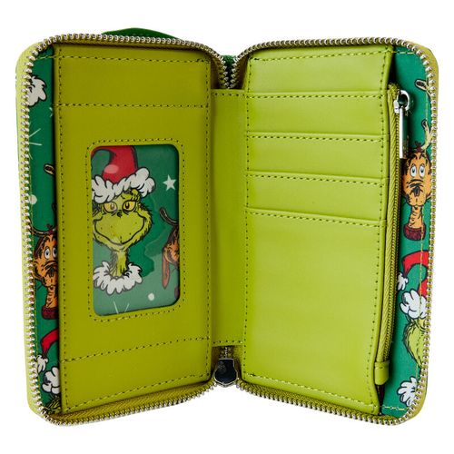 Loungefly Dr. Seuss How the Grinch Stole Christmas! Santa wallet slika 4