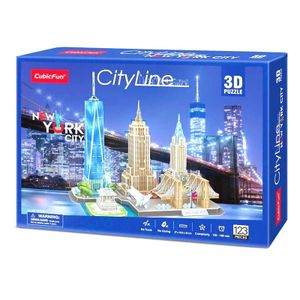 Cbf202552 Cubicfun Puzzle City Line New York City