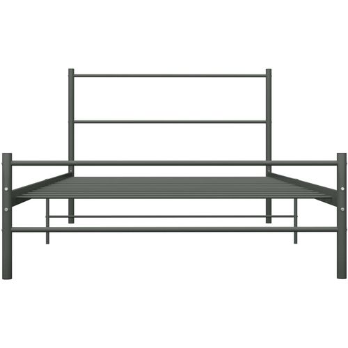 Okvir za krevet sivi metalni 100 x 200 cm slika 10