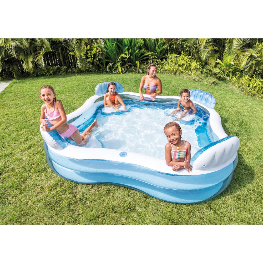 Intex bazen za djecu 229x229x66 cm family lounge 56475NP slika 3